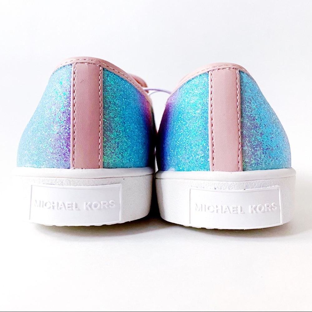Michael Kors Pastel Glitter Ombré Slip On Sneakers - Picture 4 of 8